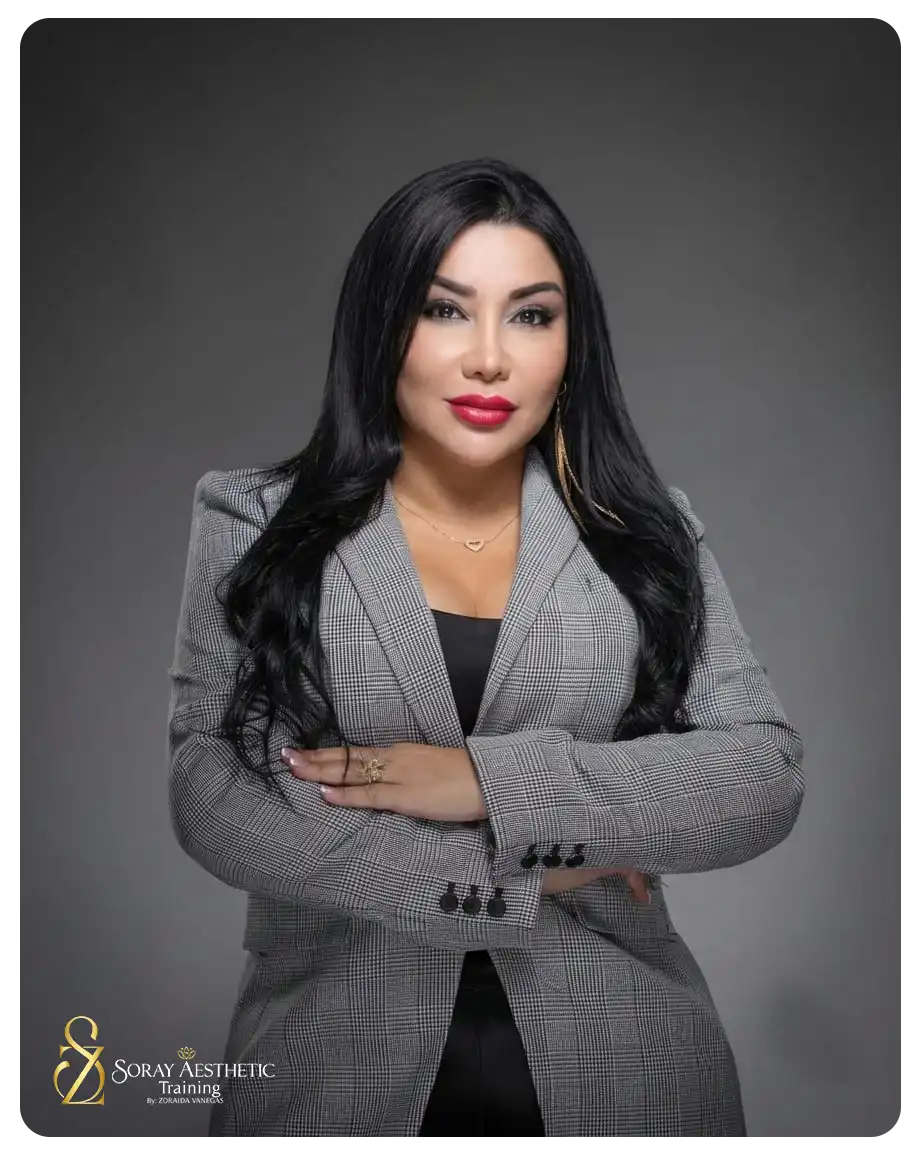 Zoraida Vanegas, fundadora e instructora de Soray Aesthetic Training