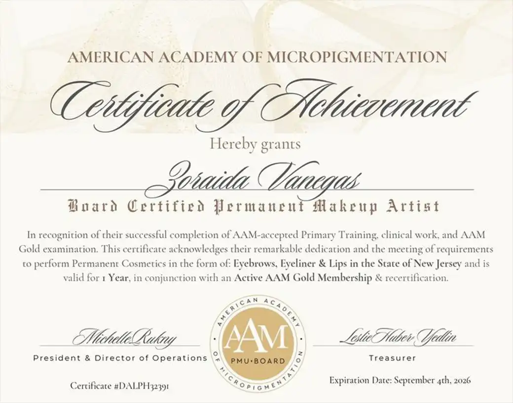 Certificación profesional principal de Soray Aesthetic Training